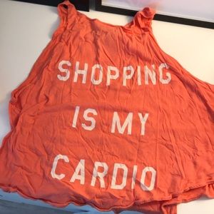 Shopping is my Cardio tank
